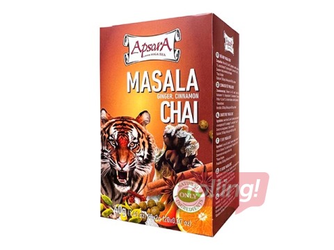 Tēja melnā, Apsara, Masala Chai, 20pac