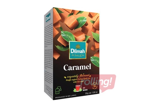 Tēja melnā ar karameļu garšu, Dilmah, 20pac.