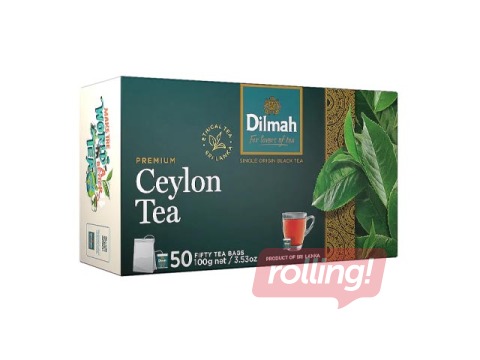 Melnā tēja Premium, Dilmah, 50 pac.