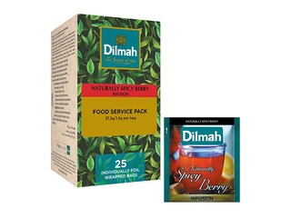 Tēja augļu Spicy berry, Dilmah, 25 pac.
