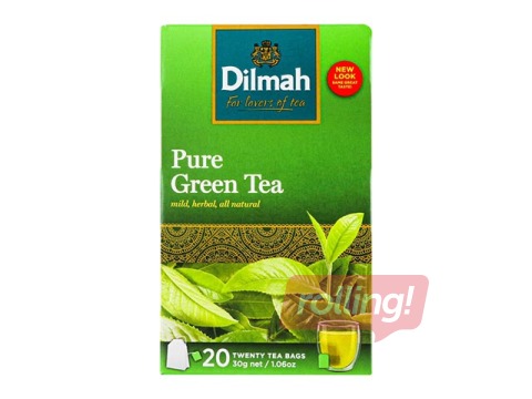 Tēja zaļā, Dilmah, Pure green, 20pac