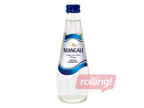 Minerālūdens Mangaļi, gāzēts, stikla pudelē, 0.33l