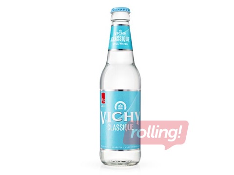 Minerālūdens Vichy Classique, negāzēts, stikla pudelē, 0,33 l