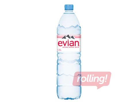 Minerālūdens Evian, negāzēts, 1.5l
