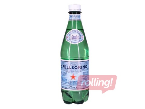 Minerālūdens S.Pellegrino, gāzēts, plastmasa, 0.5l
