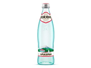 Minerālūdens Borjomi, gāzēts, stikla pudelē, 0.5 l