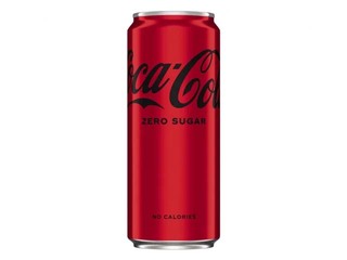 Dzēriens Coca-Cola Zero, skārdene 0.33l