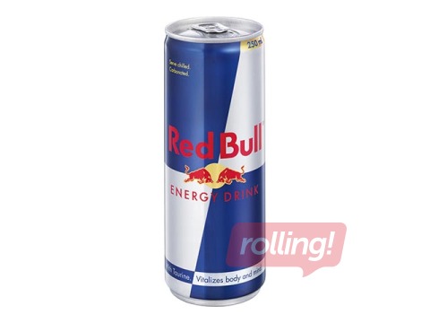 Enerģijas dzēriens Red Bull, skārdene, 250ml (Taras depozīts iekļauts cenā)