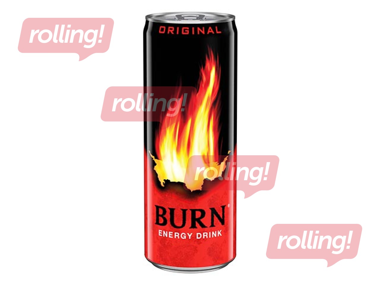 Enerģijas dzēriens Burn, skārdene, 330ml (Taras depozīts iekļauts cenā)