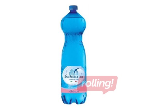 Minerālūdens San Benedetto, negāzēts, PET, 1.5L (Taras depozīts iekļauts cenā)