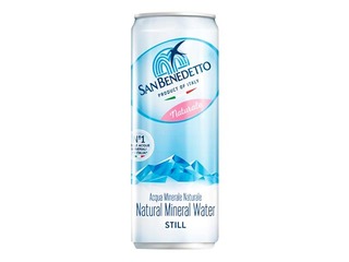 Minerālūdens San Benedetto, negāzēts, skārdene, 330ml (Taras depozīts iekļauts cenā)