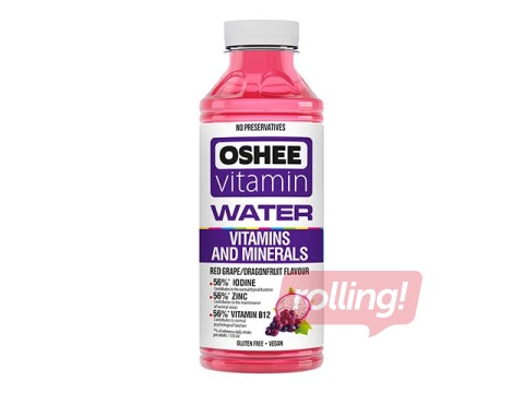 Negāzēts dzēriens Oshee Vitamins+Minerals, PET, 555ml (Taras depozīts iekļauts cenā) 