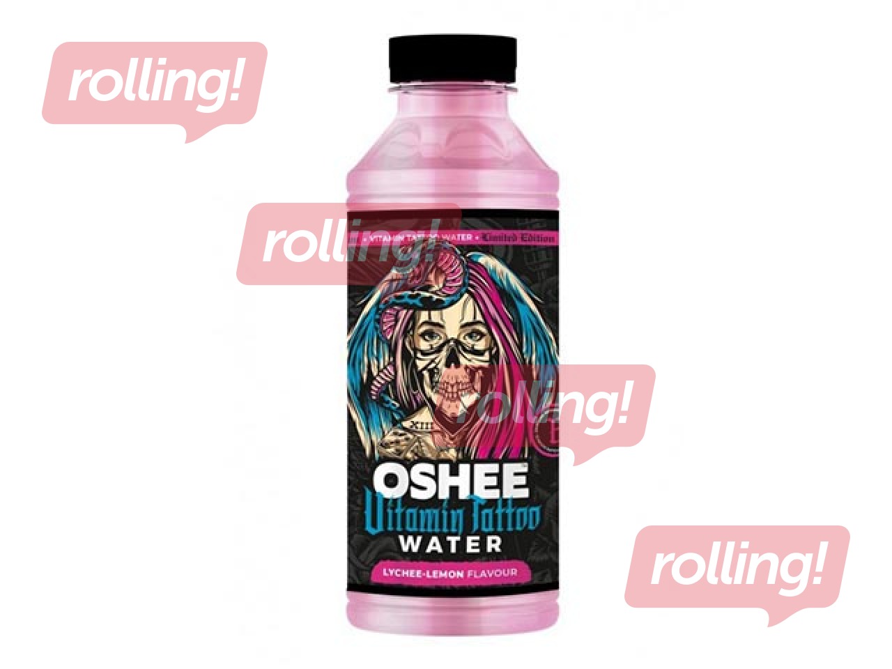 Izotonisks dzēriens Oshee ar līčiju-citronu garšu, PET, 555ml (Taras depozīts iekļauts cenā)