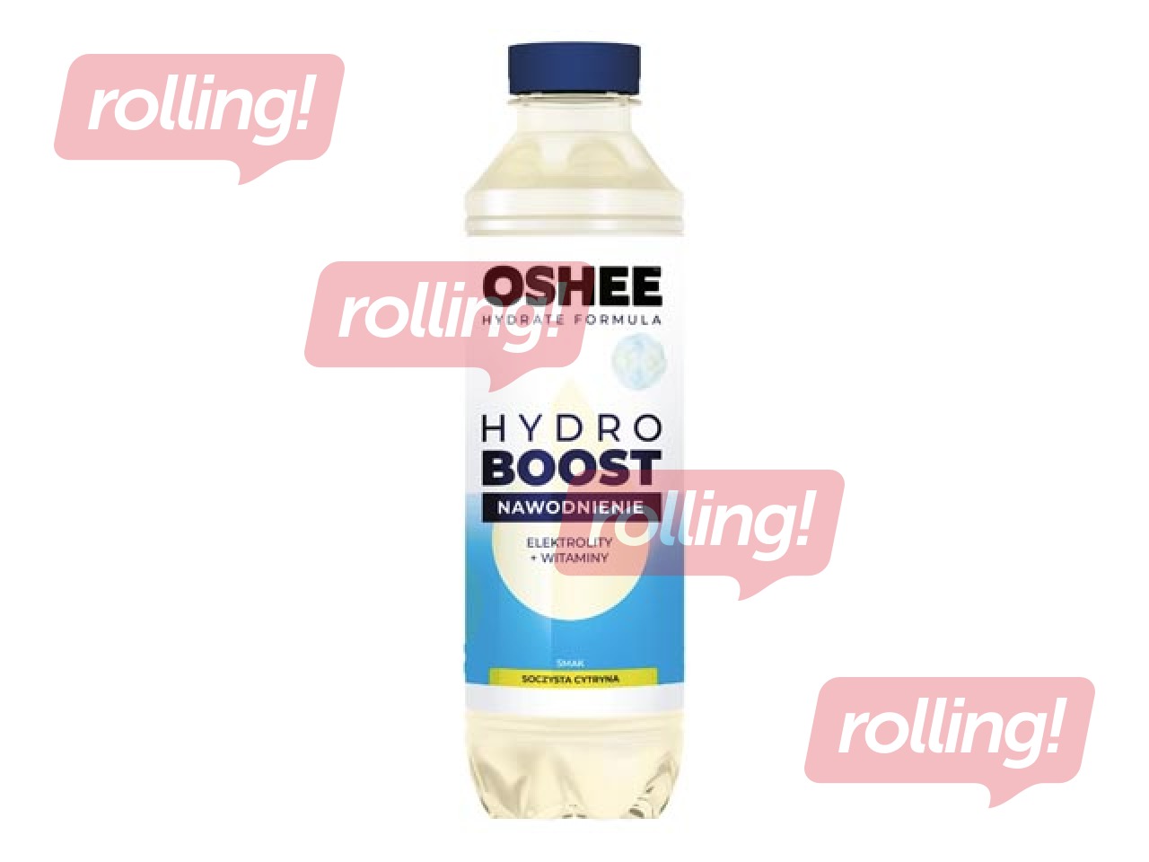 Izotonisks dzēriens Oshee HydroBoost ar elektrolītiem un vitamīniem, citrona garšu, PET, 555ml