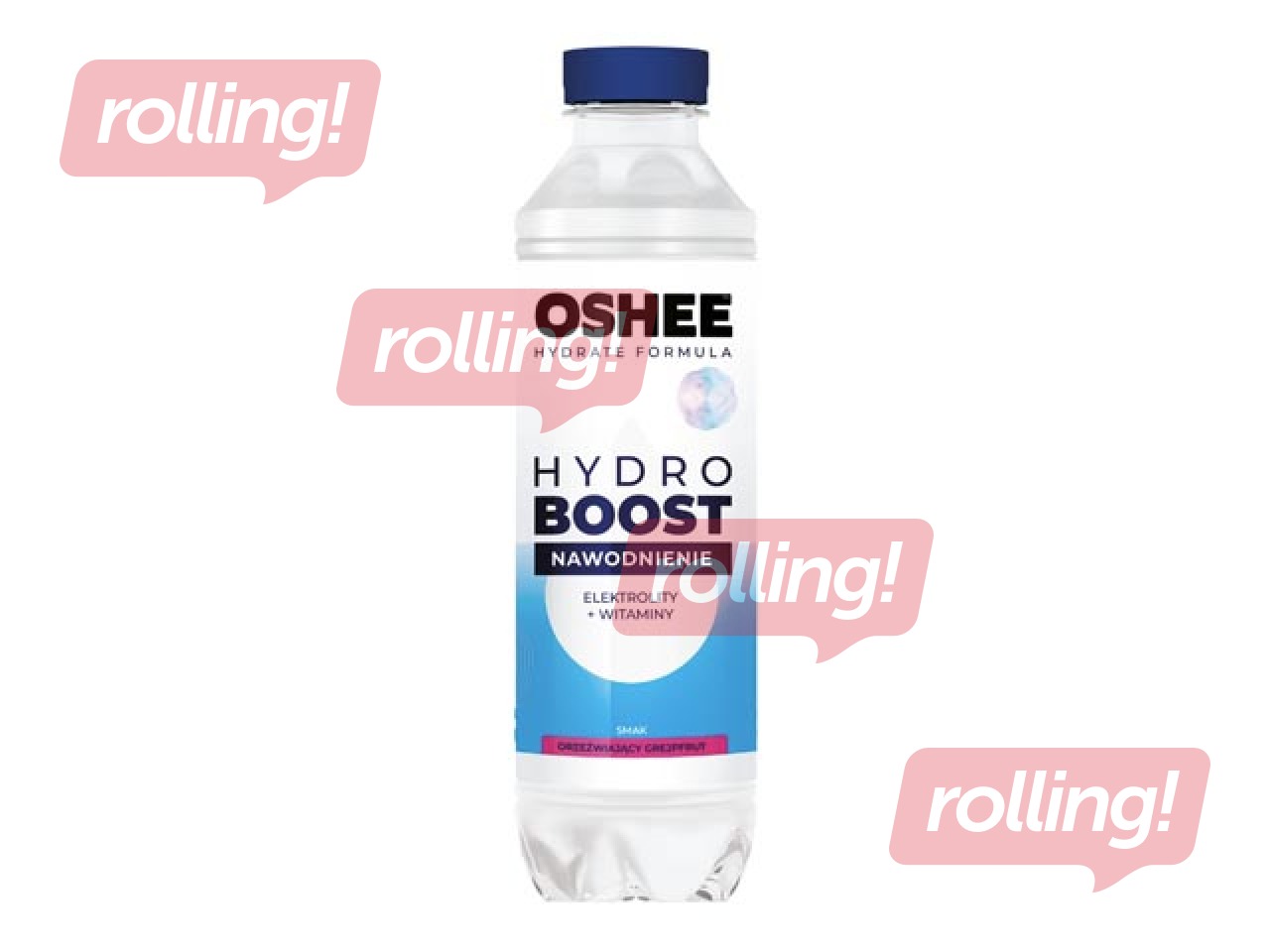 Izotonisks dzēriens Oshee HydroBoost ar elektrolītiem un vitamīniem, greipfrūtu garšu, PET, 555ml