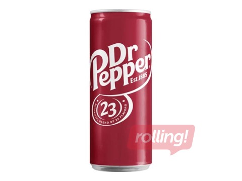 Gāzēts dzēriens Dr.Pepper, skārdene, 330ml (Taras depozīts iekļauts cenā)