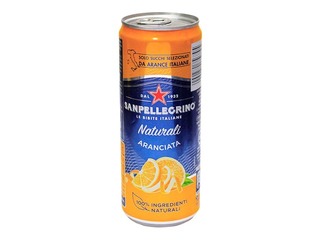Gāzēts dzēriens Sanpellegrino Orange, skārdene, 330ml (Taras depozīts iekļauts cenā)