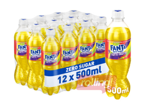 Gāzēts dzēriens Fanta Tutti Frutti, PET, 500ml 