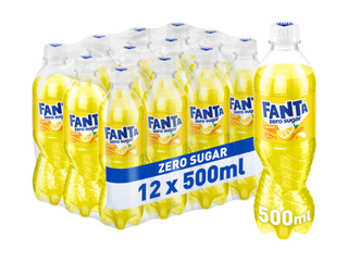 Gāzēts dzēriens Fanta Lemon Zero, PET, 500ml 