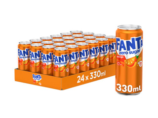 Gāzēts dzēriens Fanta Zero, 330ml