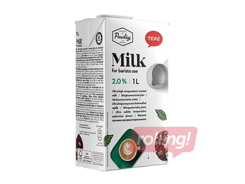 Piens Barista Milk 2%, 1l