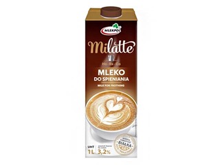 Barista piens UHT Milatte 3.2%, ar paaugstinātu olbaltumvielu saturu 3.6g, 1L