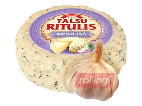 Siers Talsu ritulis ar ķiplokiem, ~350g