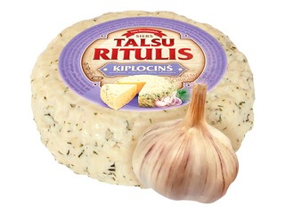 Siers Talsu ritulis ar ķiplokiem, ~350g