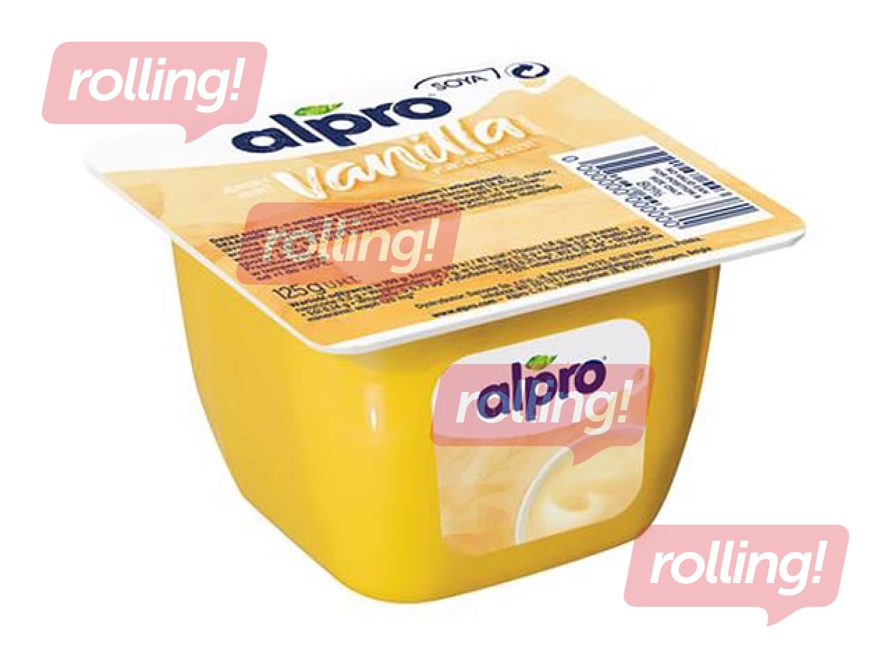 Sojas deserts ar vaniļas garšu , Alpro, 125g.x 24 gab.