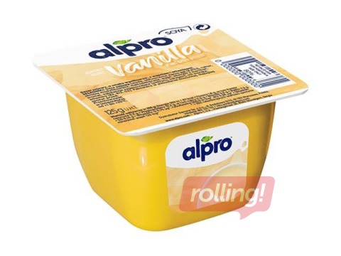 Sojas deserts ar vaniļas garšu , Alpro, 125g.x 24 gab.
