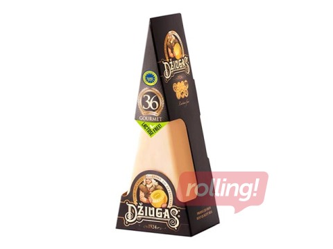 Cietais siers Džiugas Gourmet 40%, 36 mēn,180 g