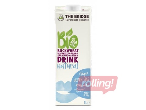 Griķu un rīsu dzēriens Bio, bez glutēna 1l