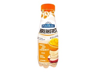 Brokastu dzēriens ābolu, banānu, apelsīnu, mango, Polmlek, 300 ml 