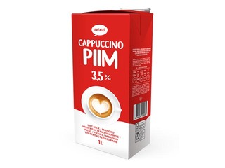 Piens Tere Cappuccino, 3.5%, 1L