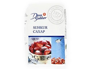 Cukurs baltais Dansukker, 1kg