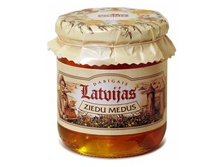 Medus dabīgais, Latvijas ziedu, Vinnijs, 300 g