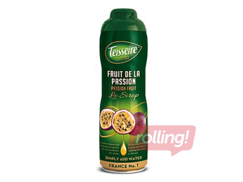 Sīrups dzērieniem Teisseire Pasiflora, 0.6L skārda pudelē
