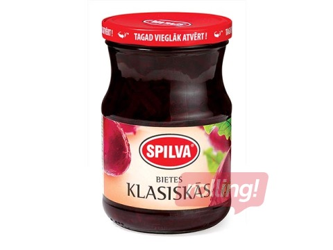 Bietes marinētas Spilva, klasiskās 0.58 l