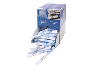Cukurs baltais, standziņas Dansukker, 225x4g, 900g