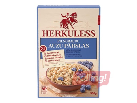 Auzu pārslas Herkuless Pilngraudu, 500g