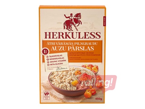 Auzu pārslas Herkuless ātri vārāmās, 450g