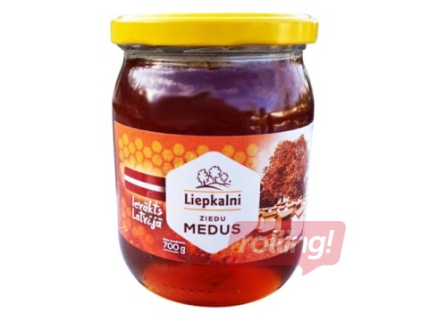Medus dabīgais, dažādu ziedu, Liepkalni, 700g