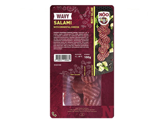 Viļņots salami ar Ementāles sieru, 100 g