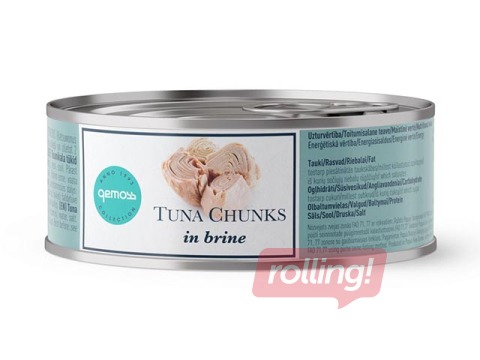 Tunča gabaliņi savā sulā, 185g/130g