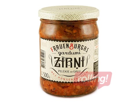 Pelēkie zirņi ar gaļu, Frauenburgas gardumi, 500 g