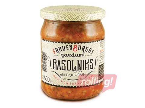 Rasoļņiks ar pērļu grūbām, Frauenburgas gardumi, 500 g