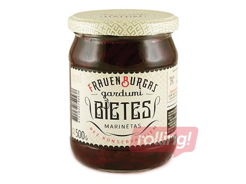 Bietes marinētas, Frauenburgas gardumi, 500 g
