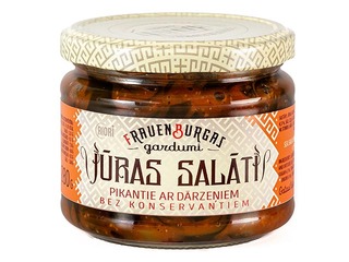 Jūras salāti pikantie ar dārzeņiem, Frauenburgas gardumi, 280 g