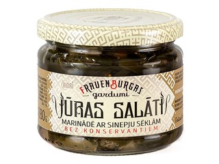 Jūras salāti marinādē ar sinepju sēklām, Frauenburgas gardumi, 280 g