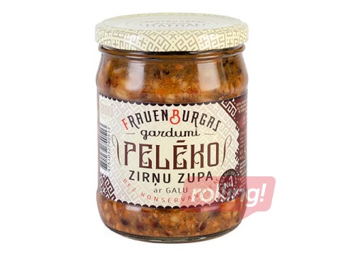 Pelēko zirņu zupa ar gaļu, Frauenburgas gardumi, 500 g